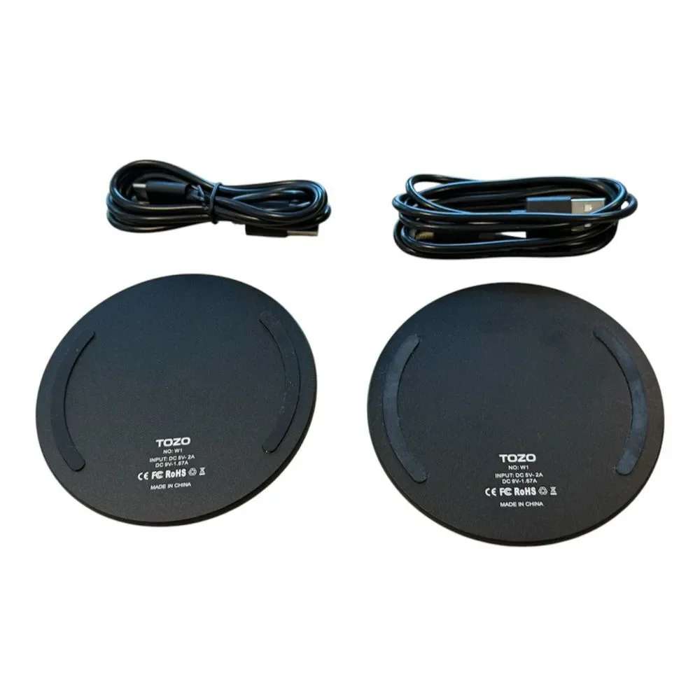 TOZO W1 Wireless Charging Pads Bundle of 2. For iPhone & Samsung‎